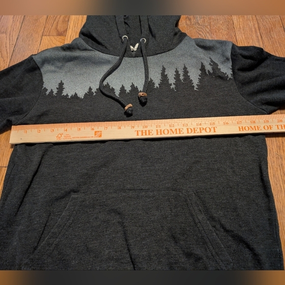 tentree Juniper Charcoal Hoodie, Men's Small - Picture 4 of 12